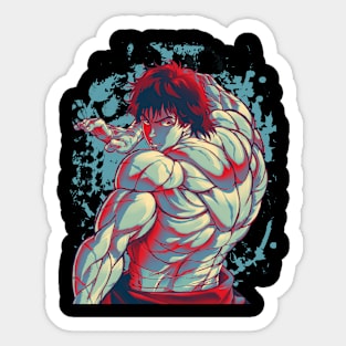 baki hanma Sticker